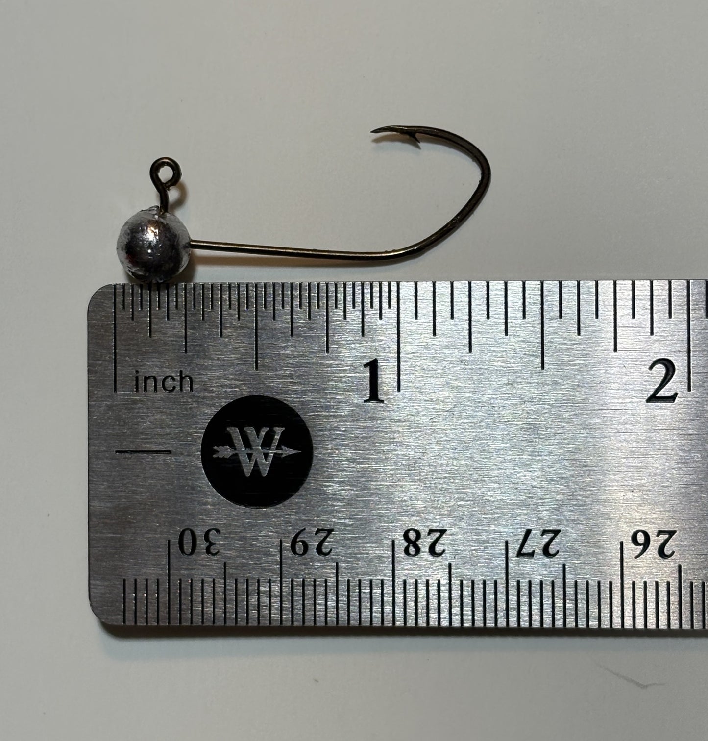 1/16oz Roundhead jig no collar and #1 bronze sickle hook 100 pcs