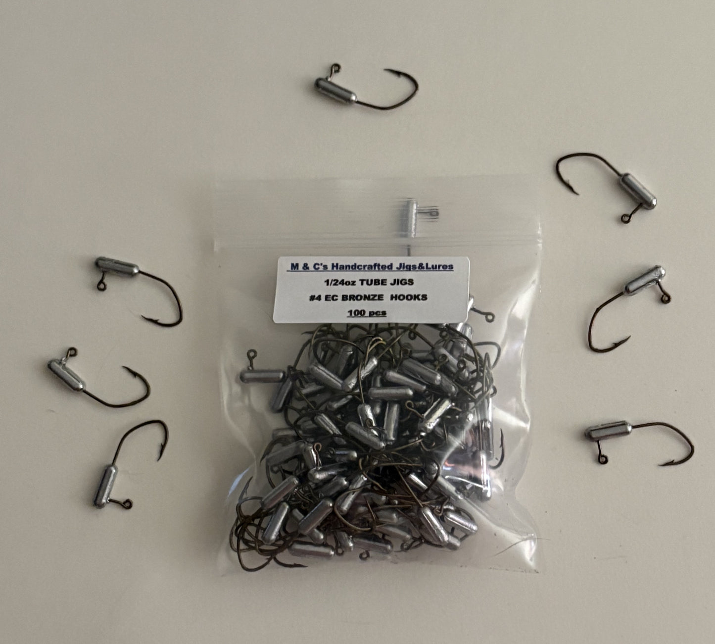 tube inserts (panfish) 1/32oz or 1/16oz red or bronze sickle hooks 100pcs