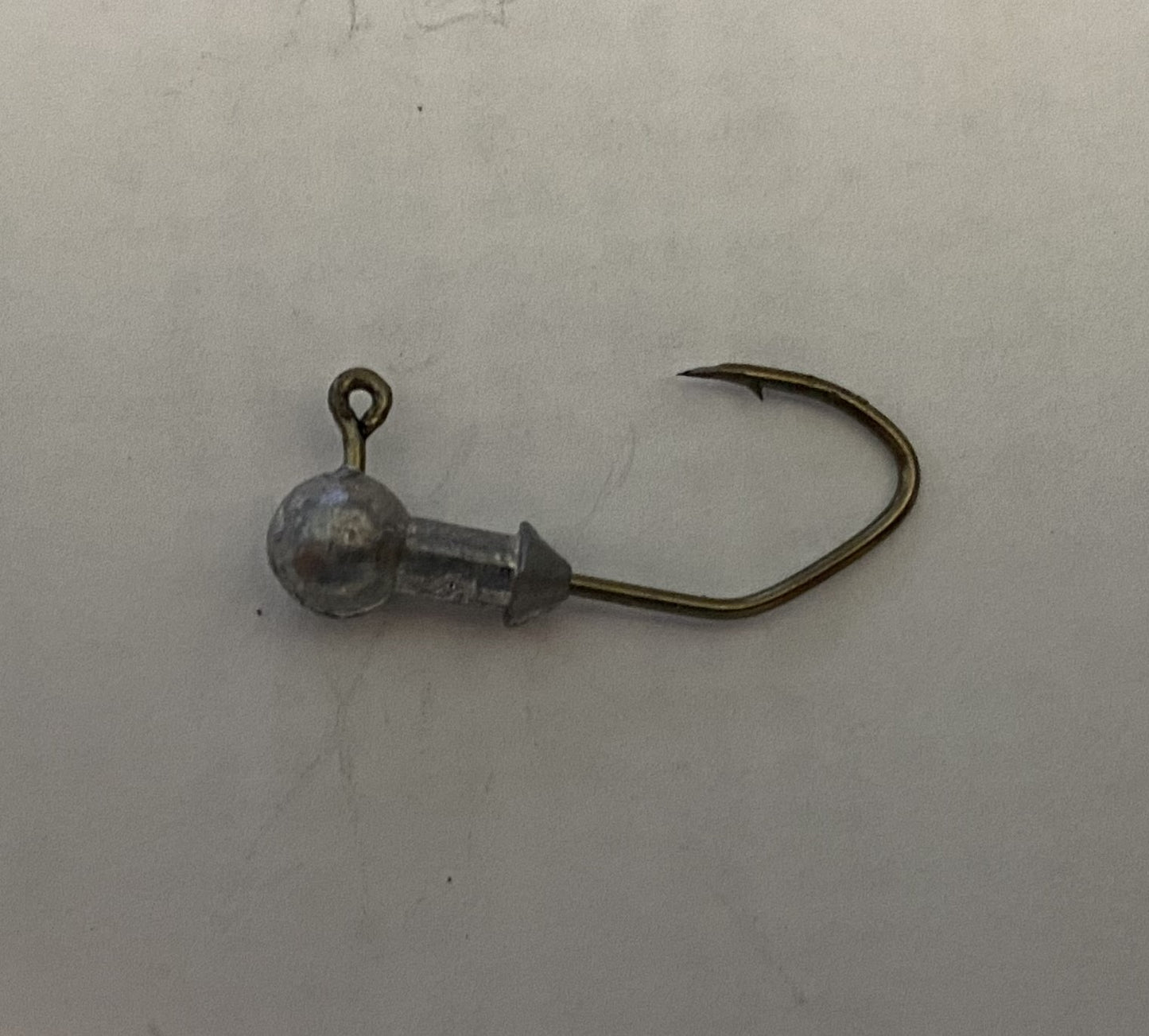 1/32oz Roundhead jig with lead collar with #8 bronze sickle hooks 50 pcs