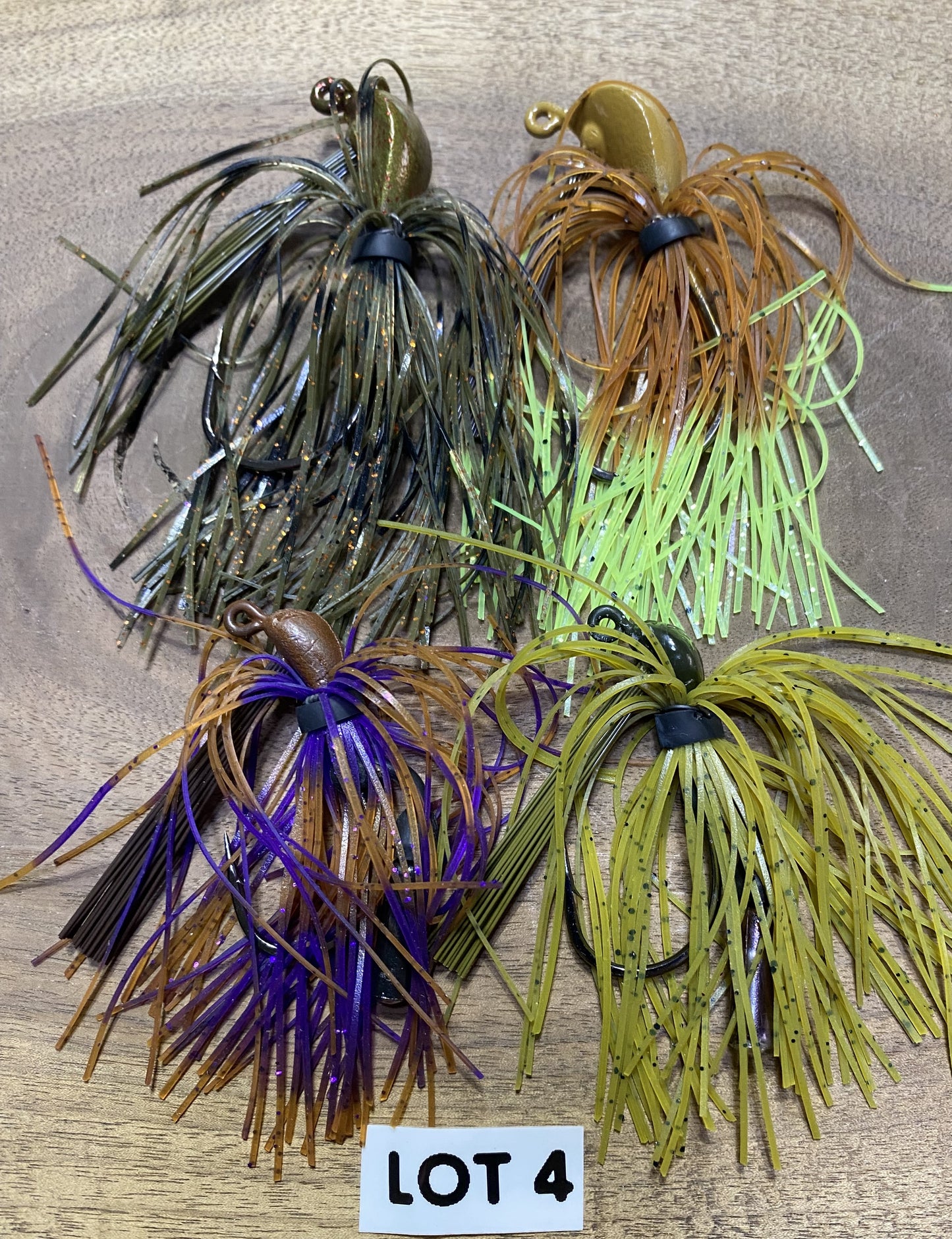 1/4oz Bass Arky Jigs with Mustad 3/0 91768BLN HOOKS 3 DIFFERENT LOTS