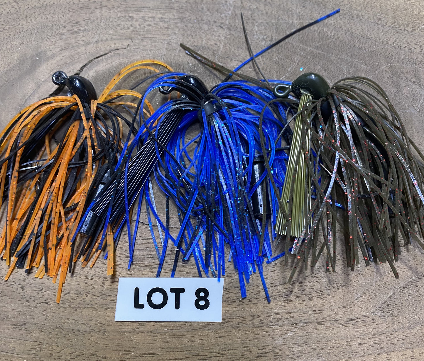 1/4oz Bass Arky Jigs with Mustad 3/0 91768BLN HOOKS 3 DIFFERENT LOTS