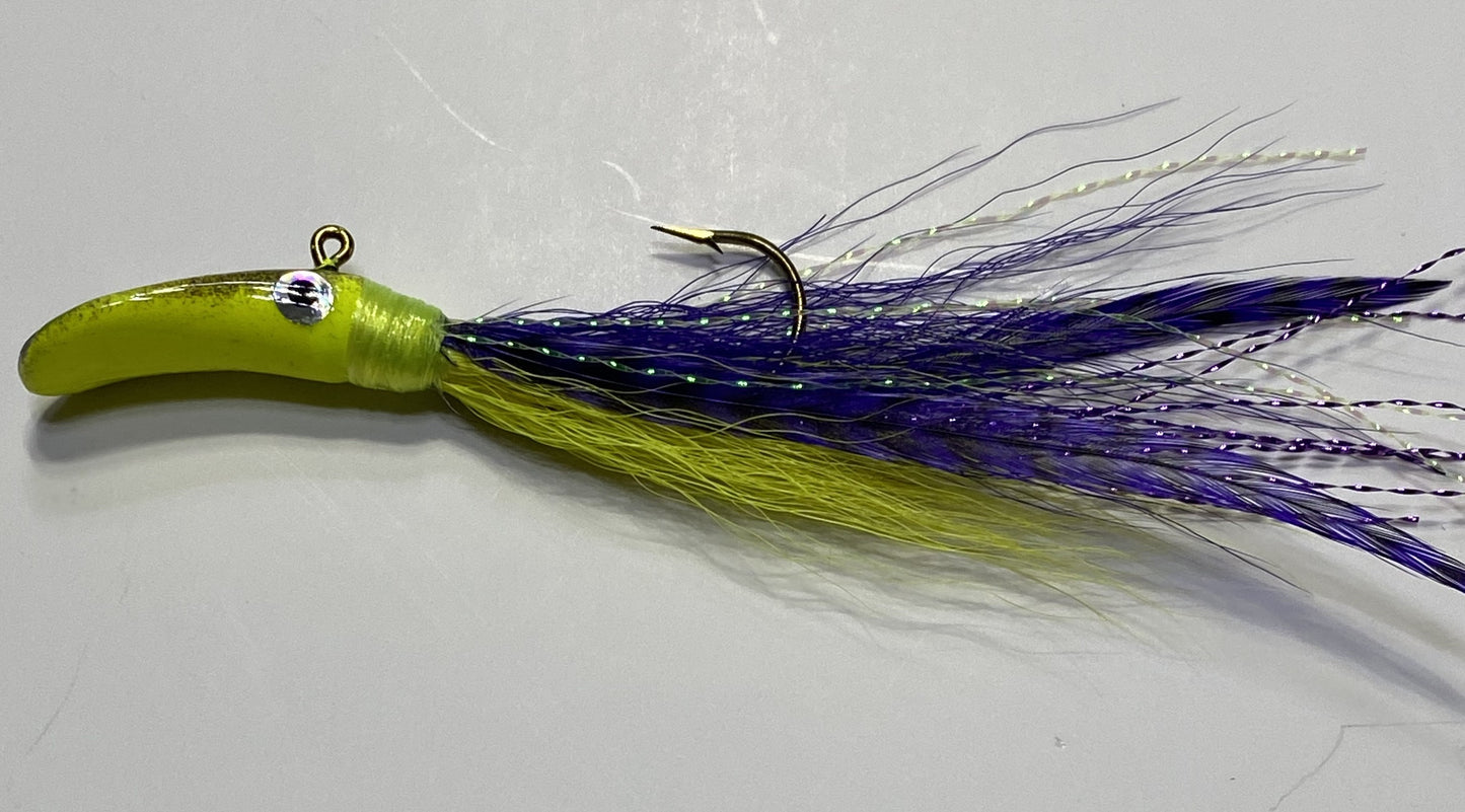 Grave Digger Hair Jigs for Walleye, Bass, Strippers, Pike and other freshwater fish
