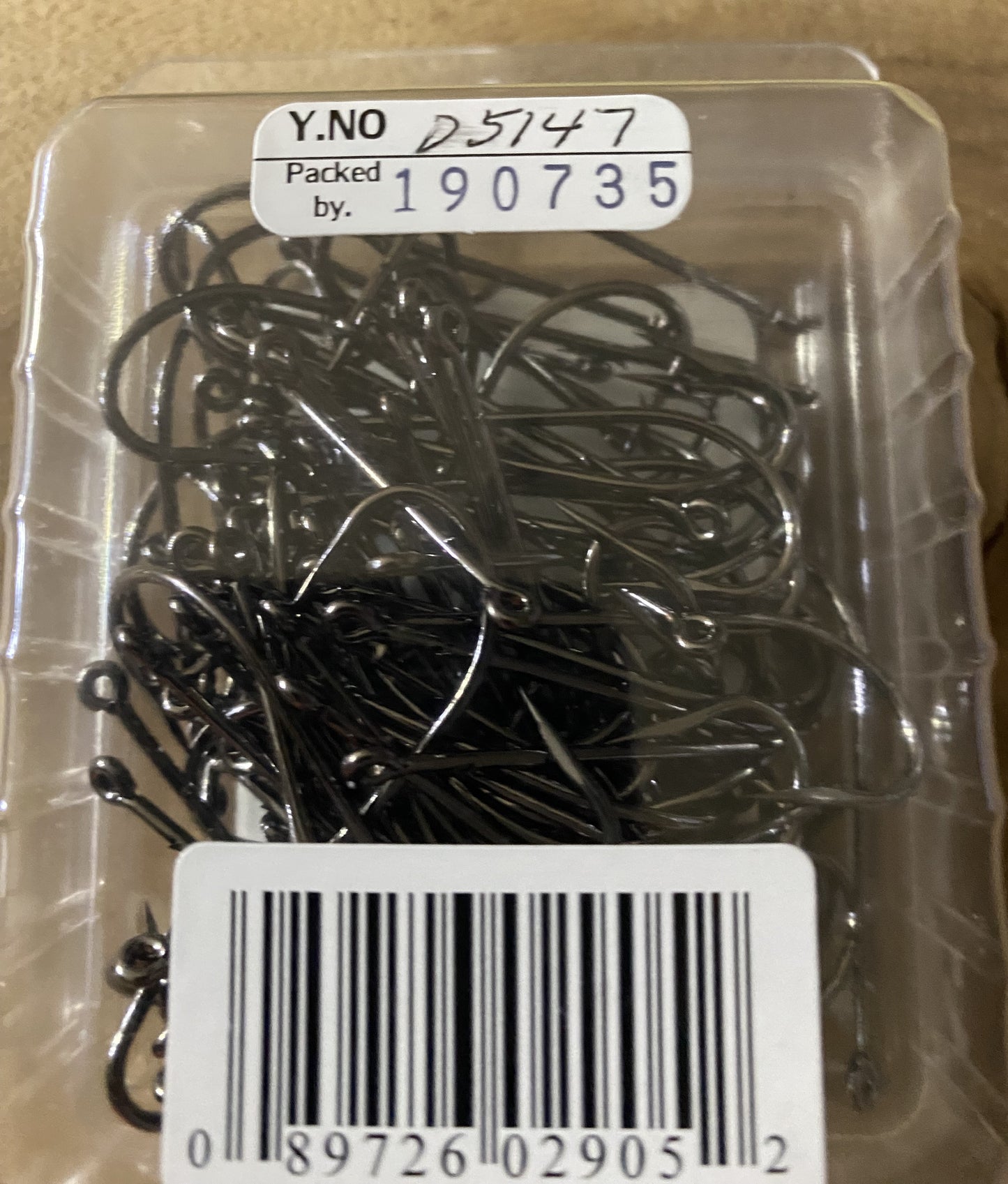 Gamakatsu Super Line Worm Hook 3/0 (100 count) stock # 46413-100