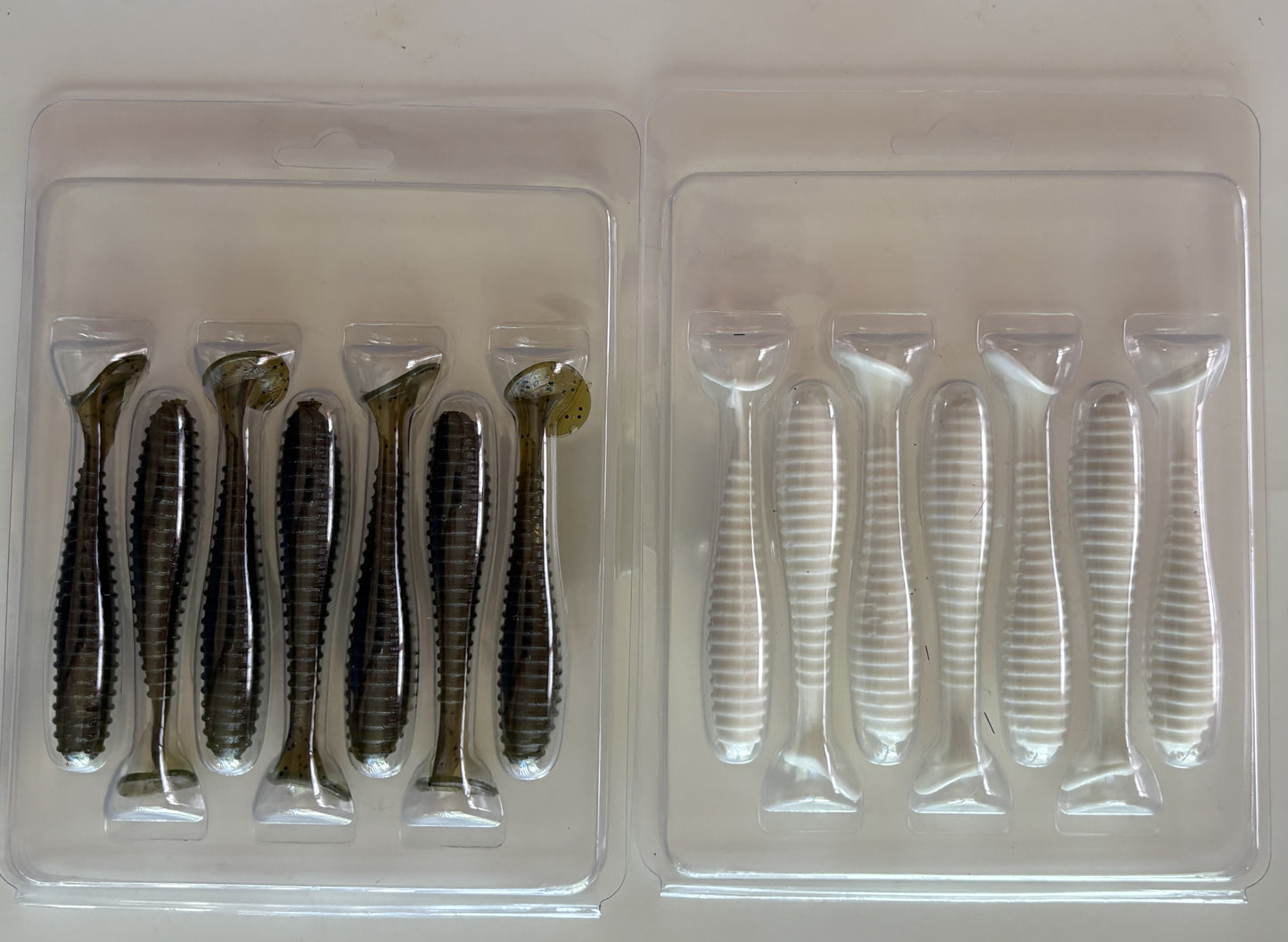 3.5 inch soft plastic ripper swim bait Great for Bass, Walleye and Pike 7 pcs