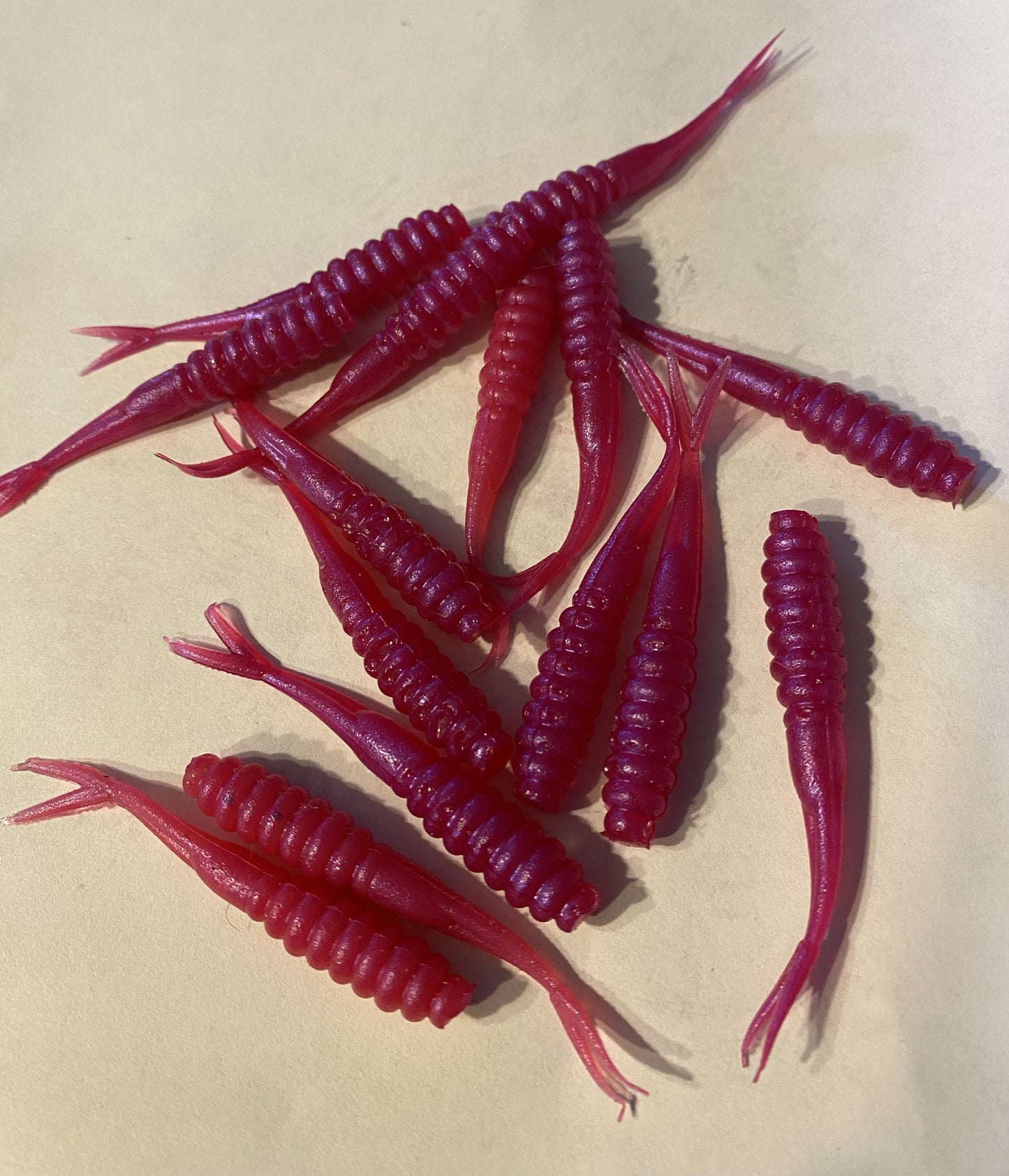 2" crappie flukes soft plastic baits