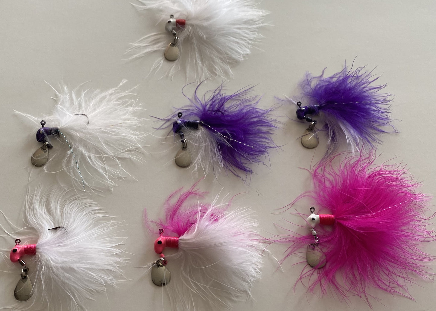 1/32oz Pony Head jig with marabou