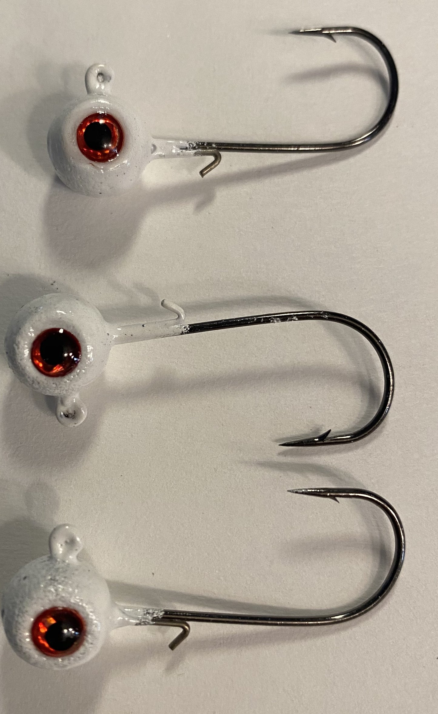 3/16oz freestyle jigs has 1/0 Mustad 32746 hooks 3pcs 2 colors