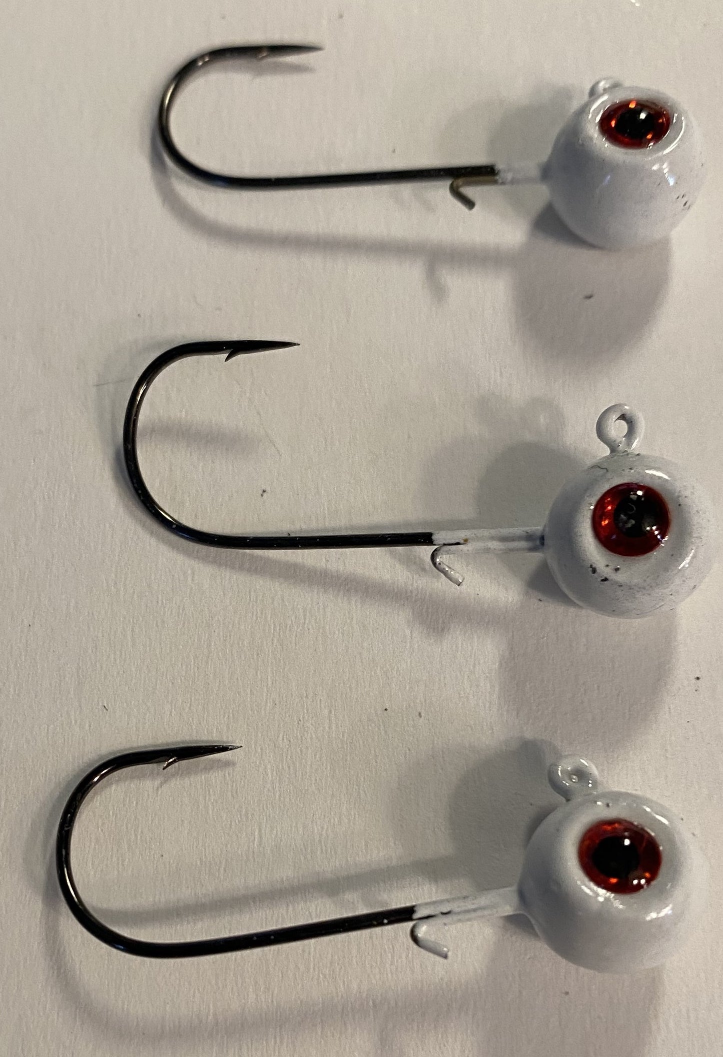 1/4oz freestyle jigs has 2/0 Mustad 32746 hooks 3pcs 2 colors