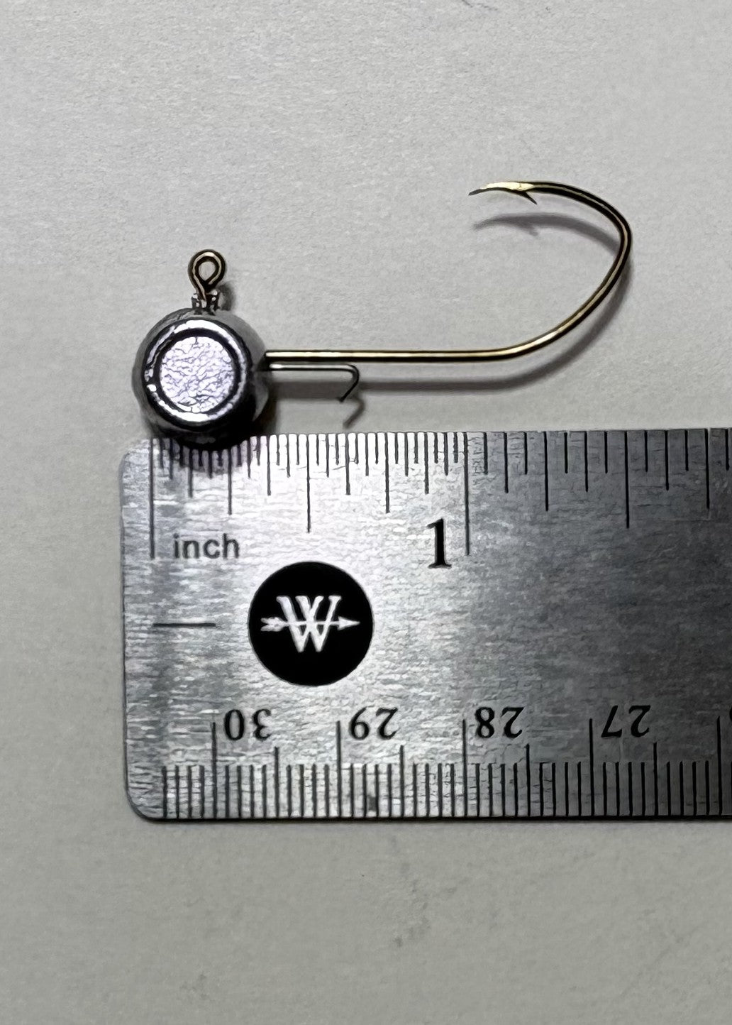 1/4oz freestyle jig heads with wire keeper and a 2/0 Bronze sickle 25 pcs