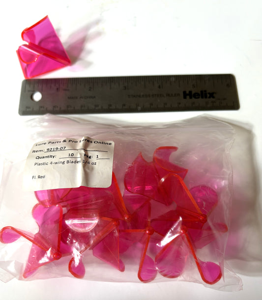 10pcs Pink 1/4oz Buzz Bait Blades