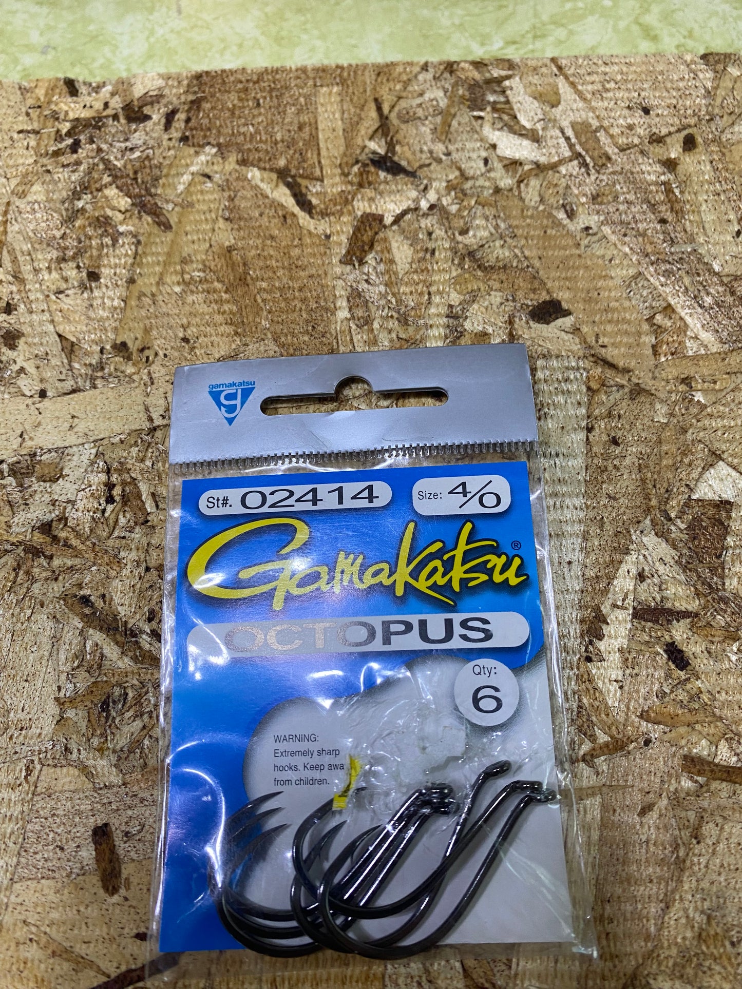 Gamakatsu Octopus #4/0 hooks Qty 6 per pack