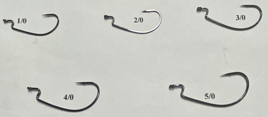 Gamakatsu EWG Hooks 5 sizes 1/0, 2/0, 3/0, 4/0, and 5/0