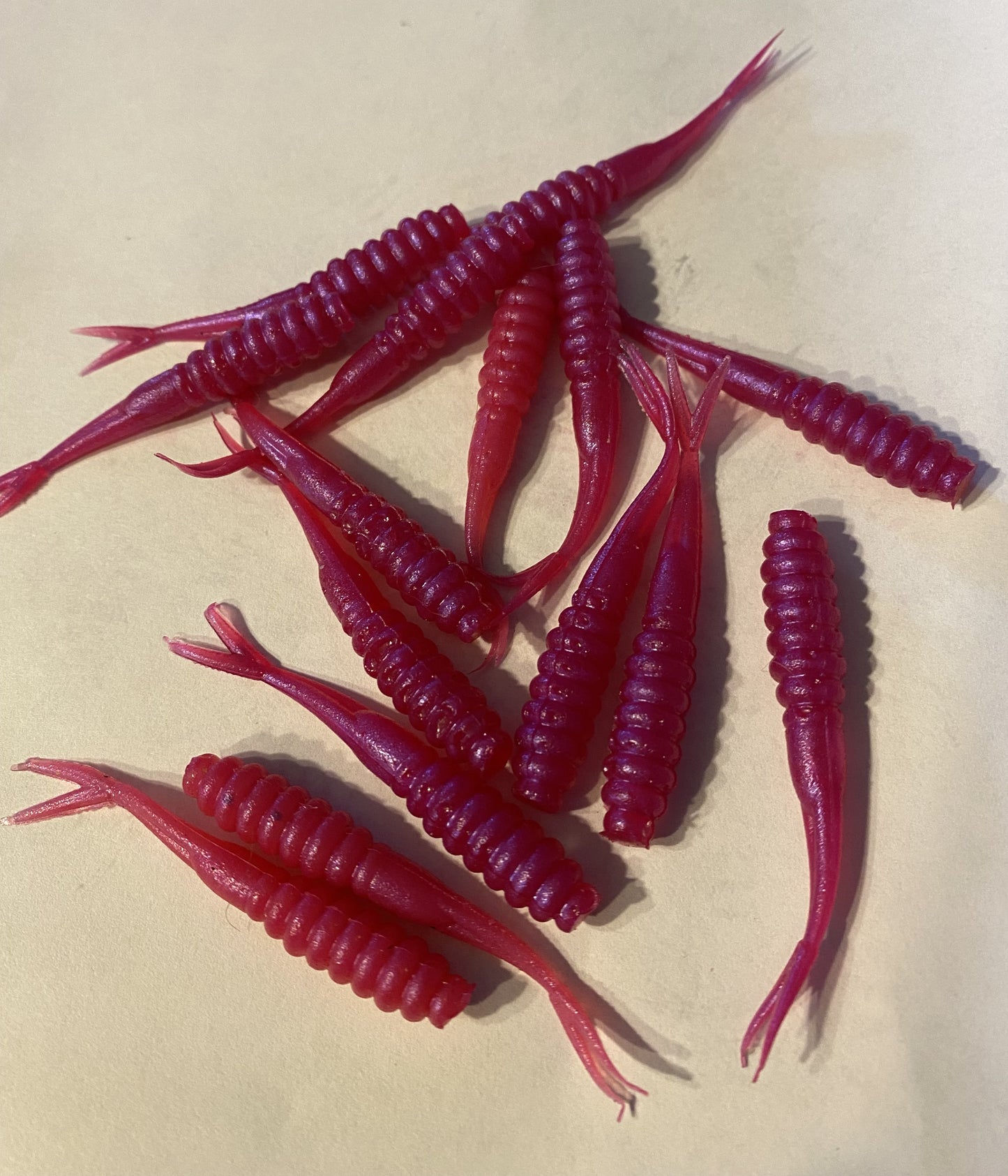 2.5 crappie flukes soft plastic baits – M & C's Handcrafted Jigs