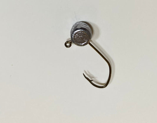 Freestyle jig heads varsity sizes with NO WIRE KEEPER varies bronze sickle hooks 50 pcs