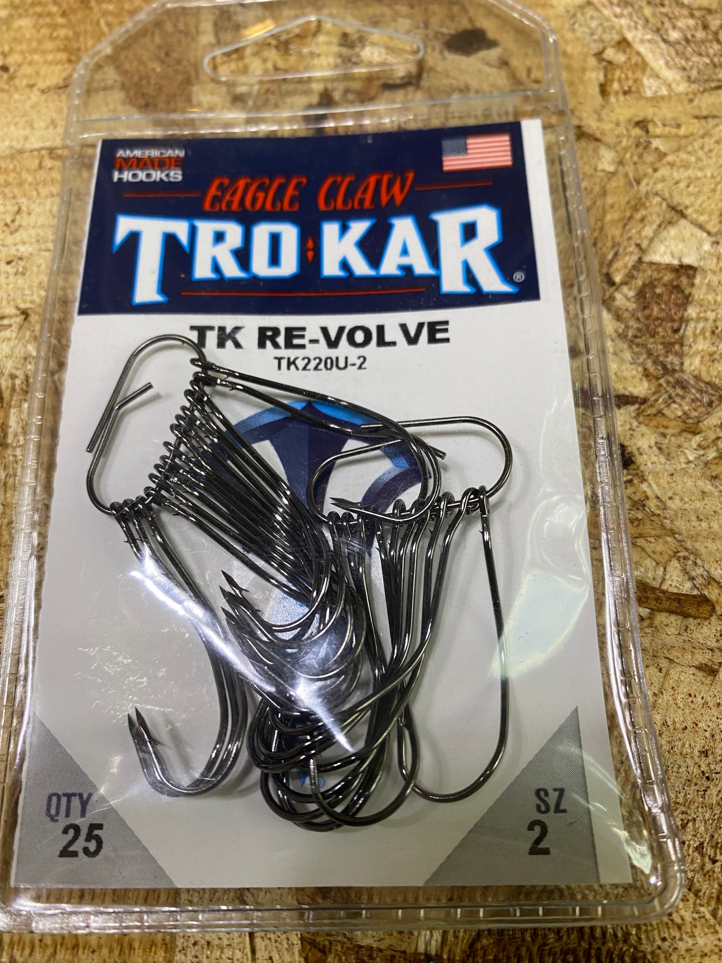 Eagle Claw #2 Tro-Kar TK Re-Volve hooks Qty 25