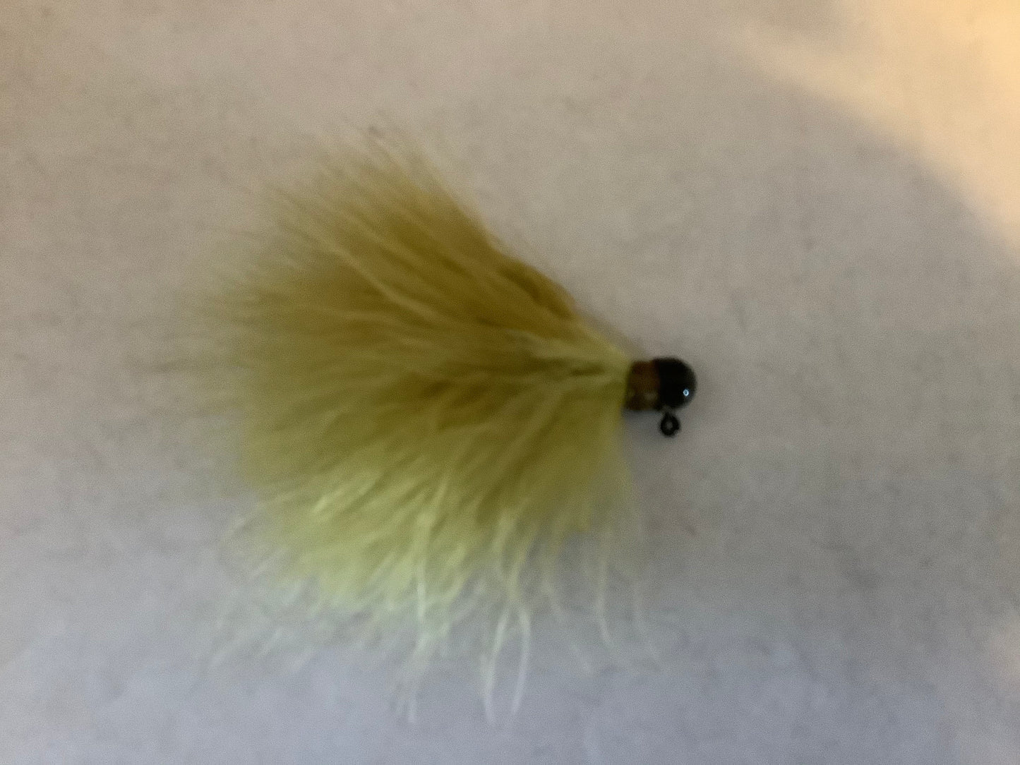 Smallmouth or trout marabou flies jigs 2 per package