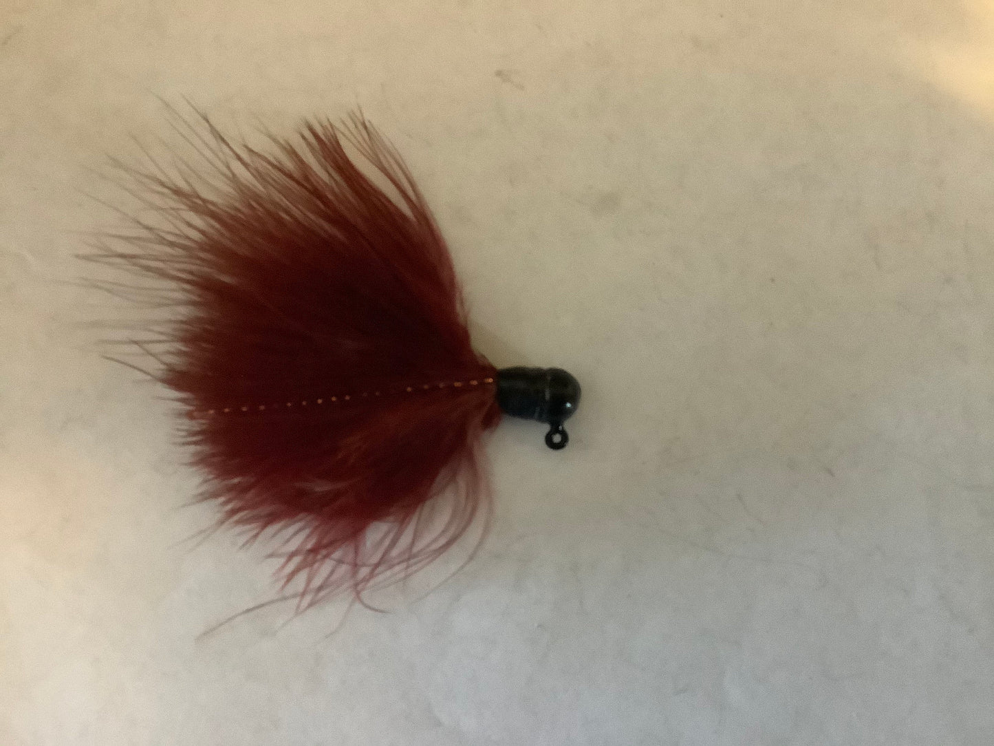 Smallmouth or trout marabou flies jigs 2 per package