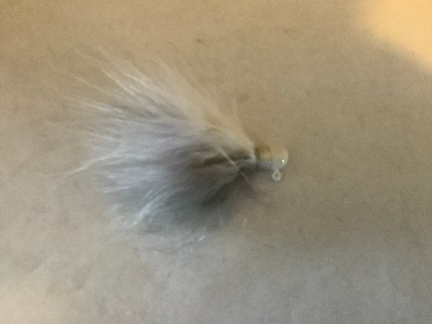 Smallmouth or trout marabou flies jigs 2 per package